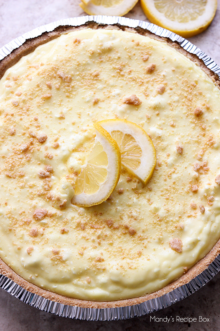 Easy Lemon Pudding Cheesecake 