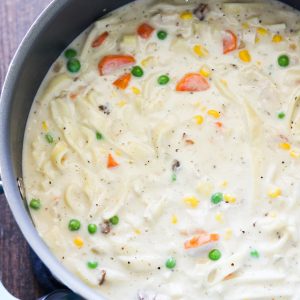 Creamy Cheesy Chicken Noodle Soup