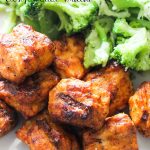 Cooked Perfect Bourbon BBQ Chicken with Easy Roasted Broccoli