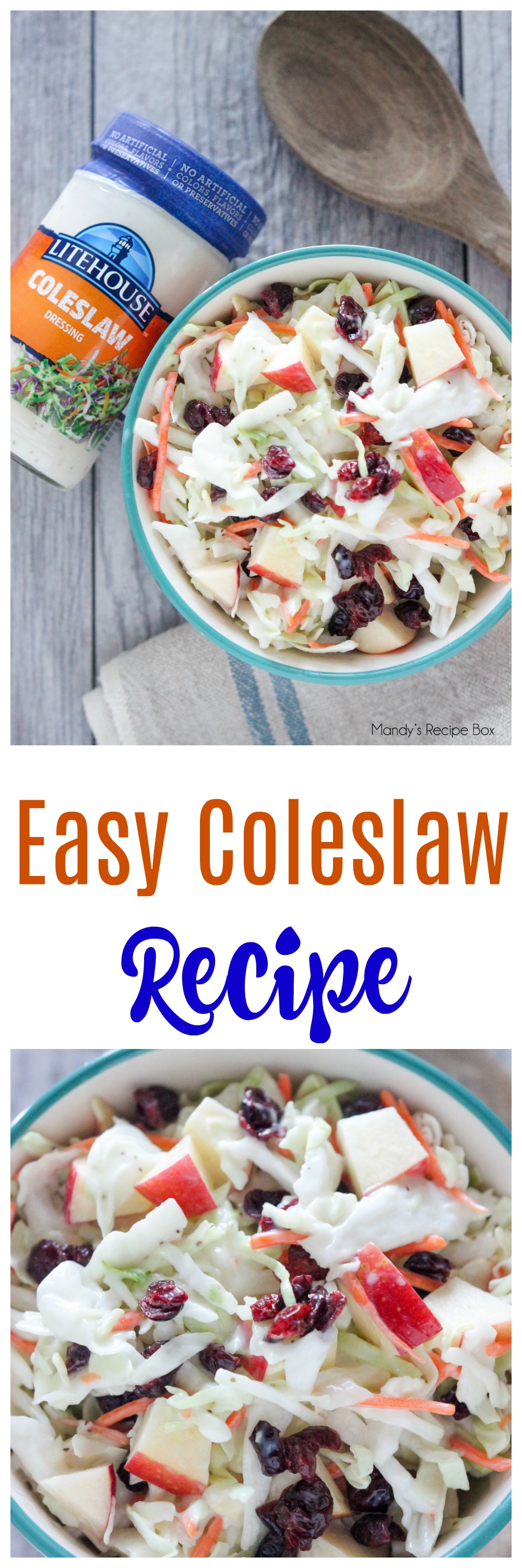 Easy Coleslaw Recipe